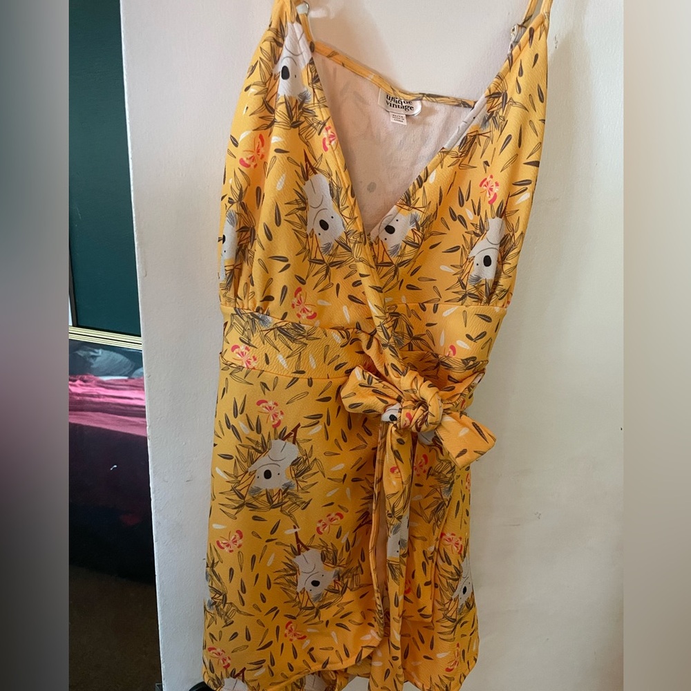 Vintage Style yellow romper with koalas